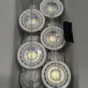 Torkase 10 Pack MR16 LED Bulbs, 5W 12V, GU5.3 Bi-Pin Base, 40 Degree Spotlight Bulb, 50 Watt Equivalent, Non-Dimmable, 500-Lumen, 6000K Cool White for Landscape Lighting, Recessed, Track Lighting