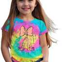 CM C&M WODRO Magic Kingdom Castle Shirt Toddler Baby Girls Magical Graphic T-Shirt Kids Summer Fairy Tale Short Sleeve Tees, Height 120