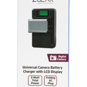 ZGEAR - Universal Camera Battery Charger W/LCD Charge Display