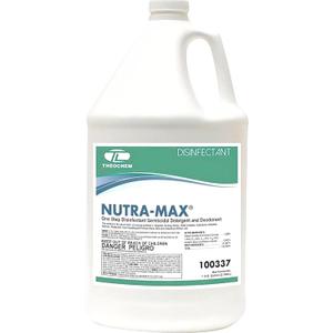 Nutra-Max Hospital Grade Disinfectant, EPA List N & G, Kills 99.9% Viruses & Bacteria, 1:32 Concentrate Makes 32 Gallons, Commercial Multi-Surface Cleaner For Home