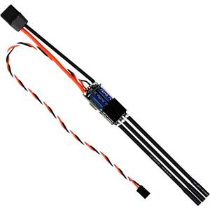 SEQURE 120A Brushless ESC 2-8S Electric Speed Controller 12V 3A BEC with XT60 & 4.0mm Bullet Plug for RC Crawler Car, Climbing Car, RC Ship - Escape 32