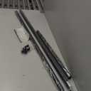 Tension Curtain Rod by EZFurni, 42-123 Inches, Heavy Duty Tension Rods for Windows, Adjustable Spring Loaded Curtain Rods No Drilling, Renter Friendly, Hold Up Blackout Curtains and Non Slip,Black