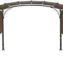 Universal Doubleton Steel Pergola Replacement Cover for Pergola Structures L-PG080PST, 85''x 208'' (Brown)