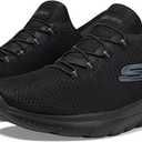 Skechers Womens Hands Free Slip-ins Summits Girls NightSneaker 7 Black