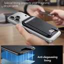 ESR for MagSafe Wallet with Stand, RFID Blocking, MagSafe Ring Included, 5 Cards Holder for Phone Case, Slim Magnetic Wallet for iPhone 17e/17/16/15/14/13/12 (Not for mini), Selected Samsung, Black