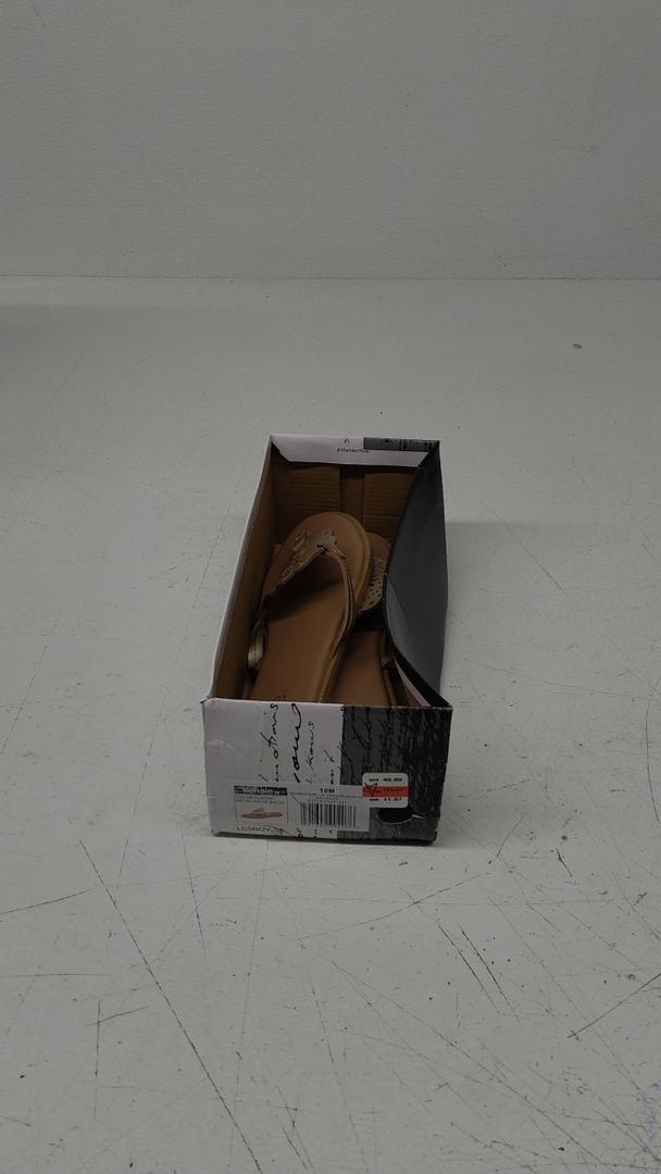 Kensie Sandals Girls Size 10 Thong Slip On Nude Flats