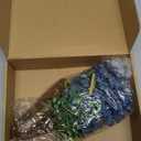 Giegxin 12 Pack Artificial Blue Berry Stems Fake Blueberries Picks, Artificial Flowers Decorative Stickers, Faux Blueberry Accessories for Party Wedding Decoration Home (13.7 Inch)