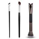 3 Pcs Sculpting Dual-End Nose Brush, 2-in-1 Nose Contour Brush Angled Makeup Brushes Blush Brushes for Sculpting and Defining Contour