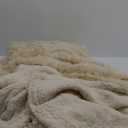 Bedsure GentleSoft Fluffy Beige Throw Blanket for Bed, Faux Fur Gifts Beige Decor Light Tan Khaki Blanket Neutral Decoration for Home, Soft Cozy Fuzzy Plush Thick Warm Sherpa Fleece Cute Stuff, 50x60