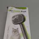 Pecute Cat Steam Brush, Self-Cleaning Steam Cat Brush with 2 Water Spray Modes, Large Capacity Tank, Steaming Renu Dog Brush for Shedding Massaging Grooming, Cool Mist Only