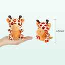 Arrozon 12 Pcs Small Stuffed Animals Bulk, 4.5 Inch Mini Stuffed Animals, Kindergarten Graduation Gifts, Classroom Keychain Plushies Toys Claw Machine Carnival Prizes, Party Favors for Kid