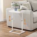 TUTOTAK End Table, Side Table, Tall Couch Table, Sofa Table, 1 Pack