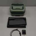 ODSD Cordless Electric Lunch Box for Adults, 16000mAh Rechargeable Self-Heating Lunch Box Food Warmer with Timer & Adjustable Heating, 34oz/1L Container with Insulated Bag for Office Car Outdoor