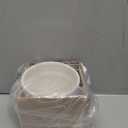We Were Mint to Be White 4.5 Inch Ceramic Flower Pot Planter with Saucer 