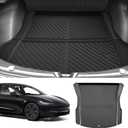 Custom Car Cargo Mats Trunk Liner All Weather TPE Protection for 2024 2025 2026 Tesla Model 3 Accessories (for 2024-2026 Tesla Model 3)