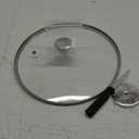 10.5 Inch Pan Lid for Frying Pan, Skillet, 4mm Clear Tempered Glass, Compatible with Dishwasher and Ovens