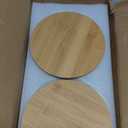 ZOUTOG Succulent Pots,6 Inch Succulent Planters with Drainage and Tray,White Ceramic Planters for Indoor Plants,Round Shallow Flower Plant Pots,Pack of 2 (6.14*1.57 inches)