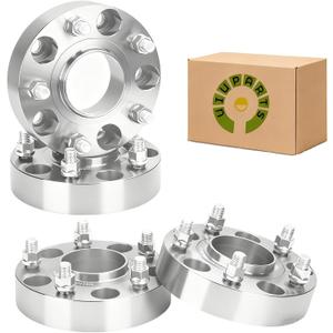 5X4.5 Wheel Spacers Forged 1"(25.4mm) 5x114.3mm to 5x114.3mm Thread Pitch M12x1.5 Hub Bore 82.5mm SET OF 4 Adapters for Toyota RAV4 2.5L 2009-2021,Honda CR-V 2.4L 02-16 18-19,Civic 1.8L 06-15 & More
