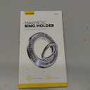 Lamicall Magnetic Twinkle Ring for MagSafe Grip - Stylish Glitter for Women Grils, Magnet Phone Ring Finger Holder Stand, Upgrade Gear Hinge Mag Safe Accessories for iPhone 17 16 Pro Max, Rose Gold