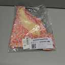 Amazon Essentials Women's Side Tab Bikini Swimsuit Bottom (X-Large, Pale Peach Micro Floral)