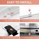 Universal Grease Tray with Catch Pan for Nexgrill 720-0888s 720-0888 720-0896, 3/4/5 Burner Gas Grill , Adjustable Drip Pan for Expert ,Charbroil, Dynaglo, Kenmore, BHG, Grill Master Backyard Uniflame