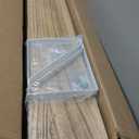 Wallniture Bora Long Floating Shelves, 48" x 6" Wall Bookshelf Living Room Decor, Rustic Wall Mounted Shelves for Bedroom, Office, Kitchen and Bathroom, Set of 3, Burnt