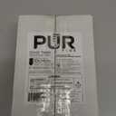 PUR PLUS Vertical Faucet Mount Water Filtration System, Lead-Reducing Filter, Great-Tasting Water, Easy Install, Lasts 100 Gallons, Compatible with Sinks with External Aerators, Chrome