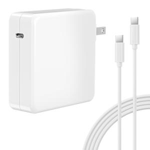 Sunveza Mac Book Pro Charger  118W USB C Charger Fast Charger Compatible with MacBook pro/Air, M1 M2 M3 M4 M5, ipad Pro, Samsung Galaxy and More, Include Charge Cable