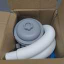 Filter Pump for Above Ground Pools, 330 GPH Filter for Inflatbale Pool, Flow Rate Pool Filter for Inflatable Swimming Pool Crystal Clear Filter Pump with 2 Filter Cartridges
