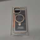 TORRAS Desert Titanium for iPhone 16 Pro Max Case, [Military Grade Drop Tested][Fit for MagSafe] [Built-in Stand] Translucent Slim Soft Edge Case for iPhone 16 Pro Max 6.9" 2024, Rose Gold