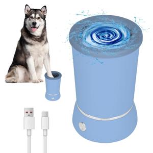 Dog Paw CleanerAutomatic paw cleaner For dogs, Type-c Charging, Designed For Small To Medium Sized Dogs Easy To CarryKeeps Homes Clean (blue)