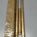 Gold Shower Curtain Rod 18 to 49Inch:Small Spring Tension Shower Rods for Bathroom Kitchen Doorway,Modern Heavy Duty Adjustable Tension Shower Curtain Rod No Drilling No-Slip Easy Install,Gold
