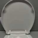 Round Toilet Seat 16.5" - Soft Close, Durable PP Toilet Seat, Easy Installation & Removal, Fits Most Toilet Bowls