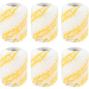 uxcell Paint Roller Cover 4 Inch x 3/4" Nap Mini Acrylic Fibers Brush for Household Wall Painting Treatment 6Pcs