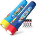 Energizer PAW Patrol Flashlights (2-Pack), Paw Patrol Toys for Boys and Girls, Great Lightweight LED Flashlights for Kids (Batteries Included)