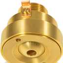 Swimming Pool Spa Brass Deck Jet Fountain Crown Nozzle with Grounding Lug,Suitable for All Kinds of Swimming Pools and Fountains