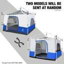 REDCAMP Canopy Camping Tent for Pop Up Canopy Tent, Inner Tent Converts Straight Leg 10'x10' or 10'x20' Canopy into Camping Tent, Fits 4-6 Person(Frame/Shelter NOT Included)