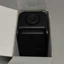 3 in 1 Wireless Charging Station: 5000mAh Removable Power Bank Charger Stand for Phone/Watch/Air Pods - Portable Magnetic Battery Pack for Air 17 16 15 14 13 12 Series (Black)