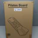 Pilates Board,Pilates Reformer Sets, Multifunctional Abdominal Pilates Board for Home Workout Equipment, Portable Foldable Ab Board Trainer Pilates Exercise Machine,Pilates Board for Women (Deep Black)