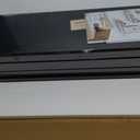 Forbena 24 Inch Long Black Floating Shelves for Wall, Large Wall Shelves for Living Room Decor Bedroom Books, Invisible Wall Mounted Shelves for Bathroom Office Closet TV Shoes - Set of 3, 23.6 Inch