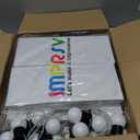 Marquee Numbers Colorful 10th Birthday Decoration: 4FT Large Light Up 10 Year Old Birthday Decorations Anniversary Backdrop Cardboard Sign 18 Colors Number 10 Mosaic Balloon Frame