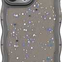 Compatible with iPhone 11 Pro,Cute Kawaii Bling Sparkle Glitter Frame Shape Soft Silicone Shockproof Protective Phone Case Cover for Women Girls Black