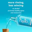 Hello Clean Mint Alcohol Free Mouthwash with Aloe Vera, 17.6 Fl Oz, Antigingivitis Gum Mouthwash with Farm Grown Mint, Fluoride Free, No Alcohol for Zero Burning, Vegan, Minty Oral Rinse, 3 Pack