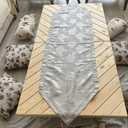Boho Wooden Folding Picnic Table 60"x30" Low Portable Outdoor Camping Table