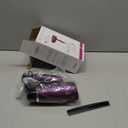 CONFU 1600W Small Portable Travel Hair Dryer with Folding Handle, Lightweight Hair Dryers for Women, Compact Hair Dryers with Nozzle, Mini Blow Dryer, Purple