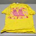 Please Don't Fall For Me T-shirt (Yellow, M)