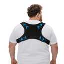 King Mills Plus Size Back Brace for Lower Back Pain, Breathable Posture Corrector for Women & Men Plus Size 3XL to 6XL, Adjustable Support Brace for Big & Tall