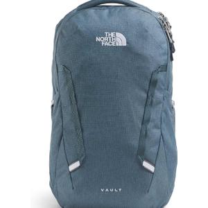 The North Face Women's Vault Everyday Laptop Backpack - Commuter Travel Bag, Water-Repellent, Spacious Main Compartment, Granite Grey Light Heather/Frost Grey, One Size