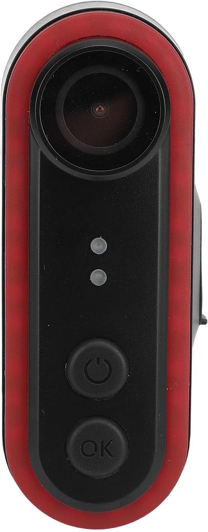 fosa Bike Camera with Taillight APP Control, 1080P HD 150 Wide Angle Bike Rear View Camera, IPX6 Water Proof 3500mah USB C Rechargeable Bike Tail Light Camera (16GB)