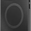 For iPhone Case,Compatible with MagSafe,Magnetic Luxury 2 in 1 Aluminum Metal Frame PC Backboard,Slim Fit Military Grade Drop Protection Shockproof Phone Case (Black,iPhone 17 Pro)
